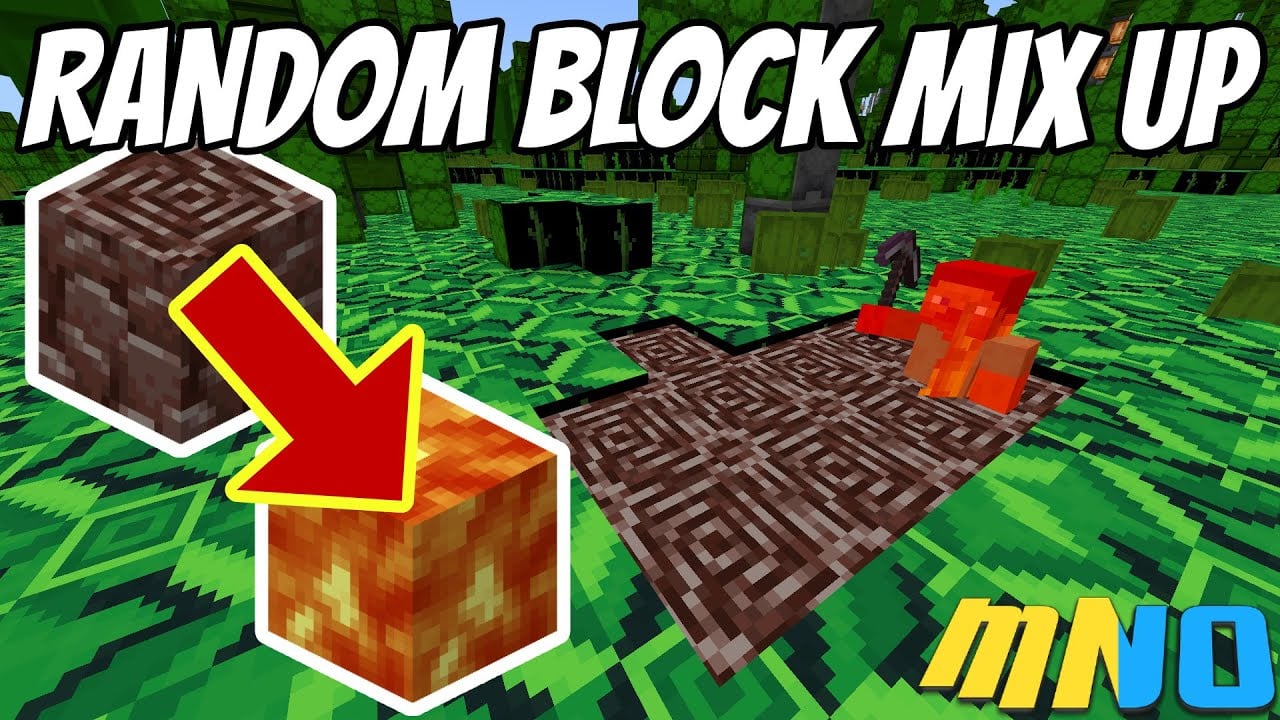 Block Texture Random Mix-Up Addon (1.19) – MCPE/Bedrock Mod