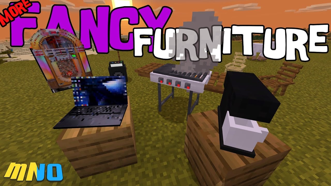 Fancy Furniture Addon (1.19) – MCPE/Bedrock Mod