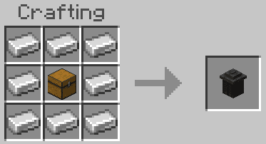 Item Trashcan Addon (1.20, 1.19) – MCPE/Bedrock Mod — screenshot 1
