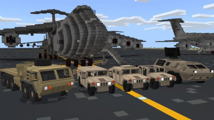 Airforce Military Craft Addon (1.20, 1.19) – MCPE/Bedrock Mod — screenshot 7