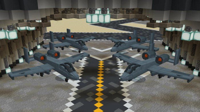 Airforce Military Craft Addon (1.20, 1.19) – MCPE/Bedrock Mod — screenshot 8