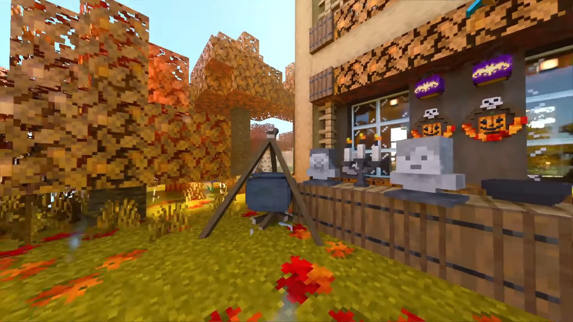 Spooky Decorations Addon (1.20, 1.19) – MCPE/Bedrock Mod — screenshot 2