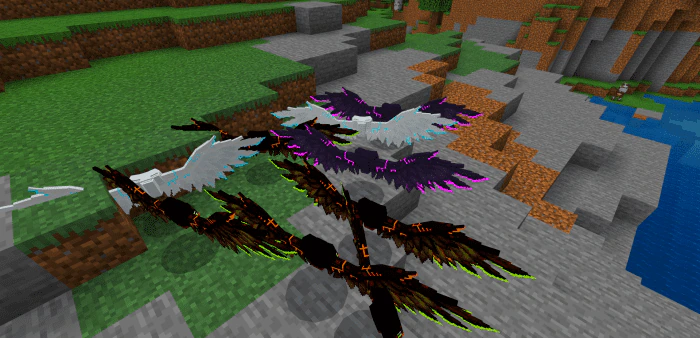 Angel Steel Wings Addon (1.20, 1.19) – MCPE/Bedrock Mod — screenshot 7
