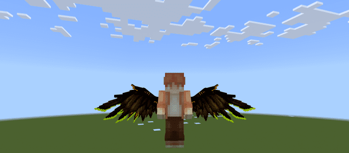 Angel Steel Wings Addon (1.20, 1.19) – MCPE/Bedrock Mod — screenshot 8