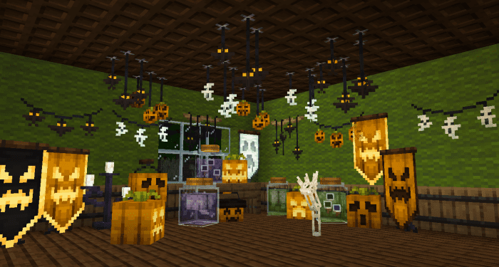 Holiday Decors Addon (1.20) – MCPE/Bedrock Mod — screenshot 1