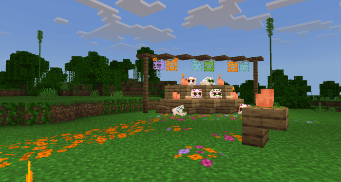 Holiday Decors Addon (1.20) – MCPE/Bedrock Mod — screenshot 4