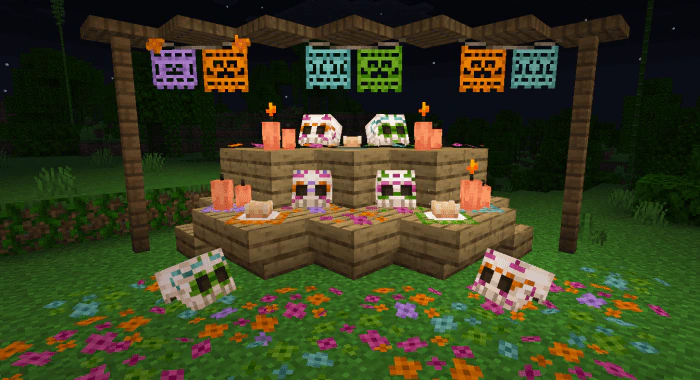 Holiday Decors Addon (1.20) – MCPE/Bedrock Mod — screenshot 5