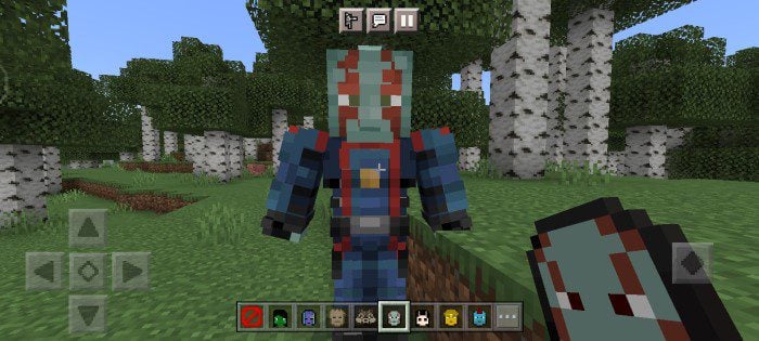 Guardians of the Galaxy Addon (1.20, 1.19) – MCPE/Bedrock Mod — screenshot 2