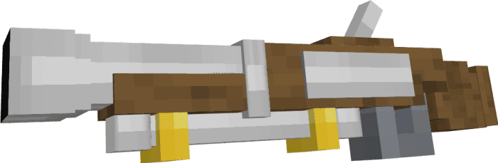 Improvised Guns Addon (1.26+) – MCPE/Bedrock Mod — screenshot 3