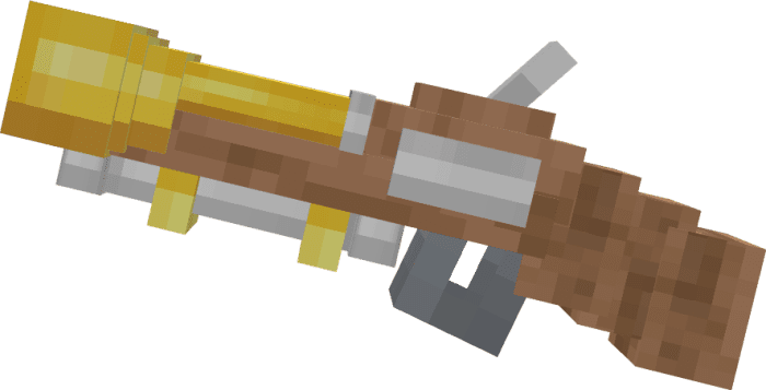 Improvised Guns Addon (1.26+) – MCPE/Bedrock Mod — screenshot 5