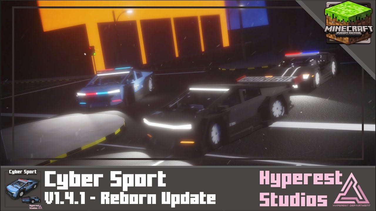 Cyber Sport Addon (1.20, 1.19) – MCPE/Bedrock Mod