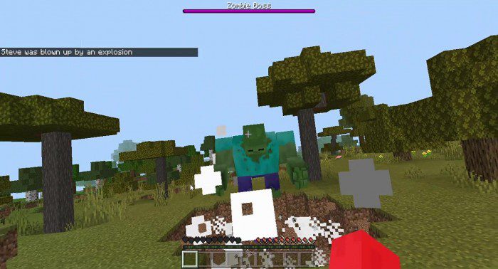 Zombie Boss Addon (1.19, 1.18) – MCPE/Bedrock Mod — screenshot 3