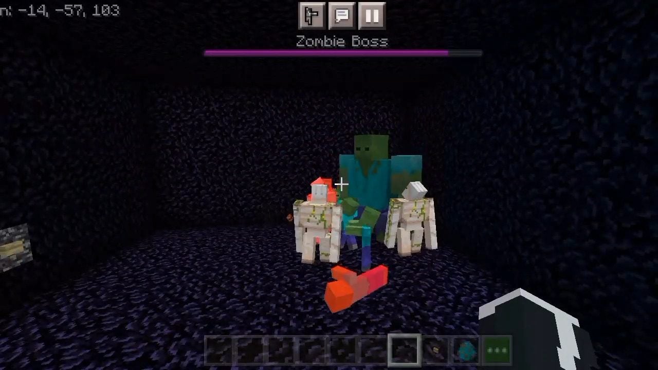 Zombie Boss Addon (1.19, 1.18) – MCPE/Bedrock Mod — screenshot 7