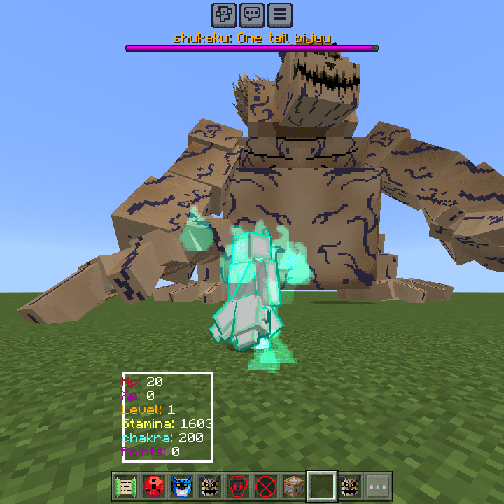 NinjaCraft Addon (1.20) – Shukaku vs Kurama — screenshot 2