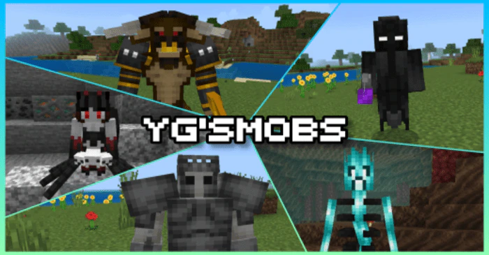 YG's Mobs Addon (1.19) – MCPE/Bedrock Mod