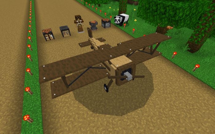 Survival Planes Addon (1.20, 1.19) – Ammo, Bomb, Fuel System — screenshot 7