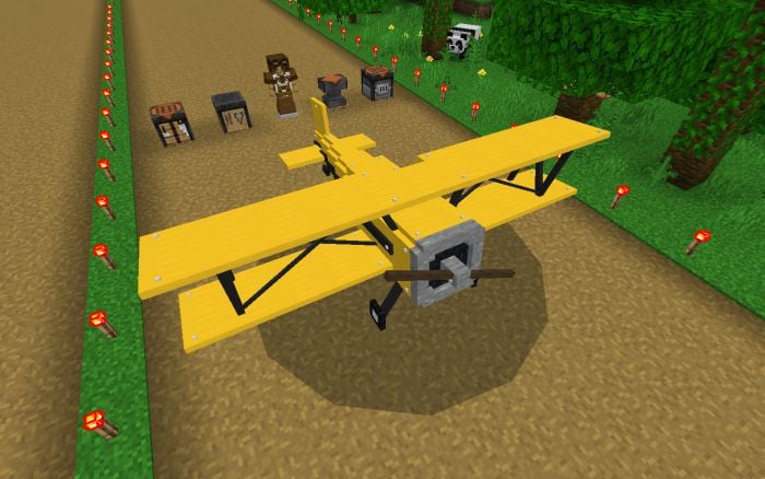Survival Planes Addon (1.20, 1.19) – Ammo, Bomb, Fuel System — screenshot 8