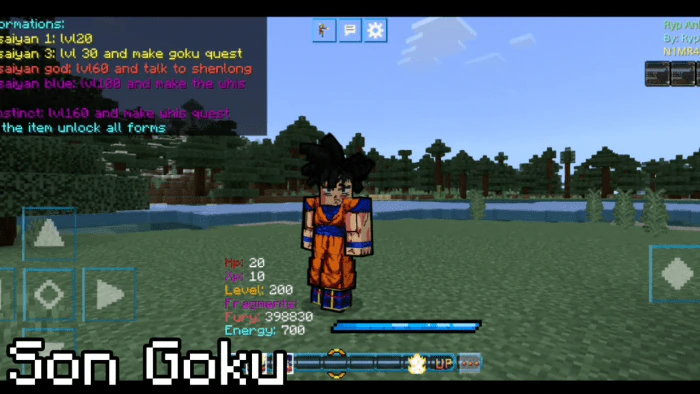 Anime Fusion Addon (1.20) – MCPE/Bedrock Mod — screenshot 2