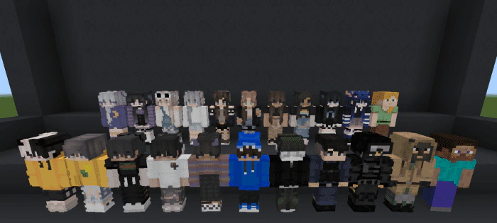 Most3r-NPCs Addon (1.20, 1.19) – MCPE/Bedrock Mod — screenshot 1