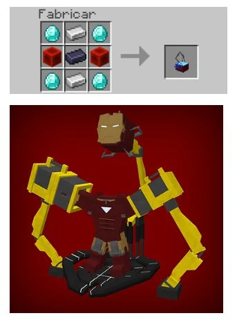 Iron Man Addon (1.20, 1.19) – MCPE/Bedrock Superhero Mod — screenshot 1