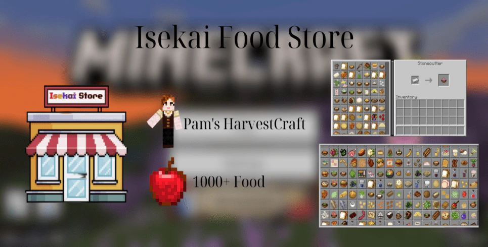 Pam's HarvestCraft Addon (1.20, 1.19) – MCPE/Bedrock Mod