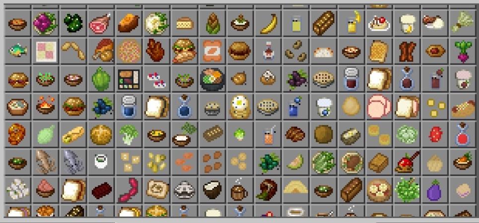 Pam's HarvestCraft Addon (1.20, 1.19) – MCPE/Bedrock Mod — screenshot 1