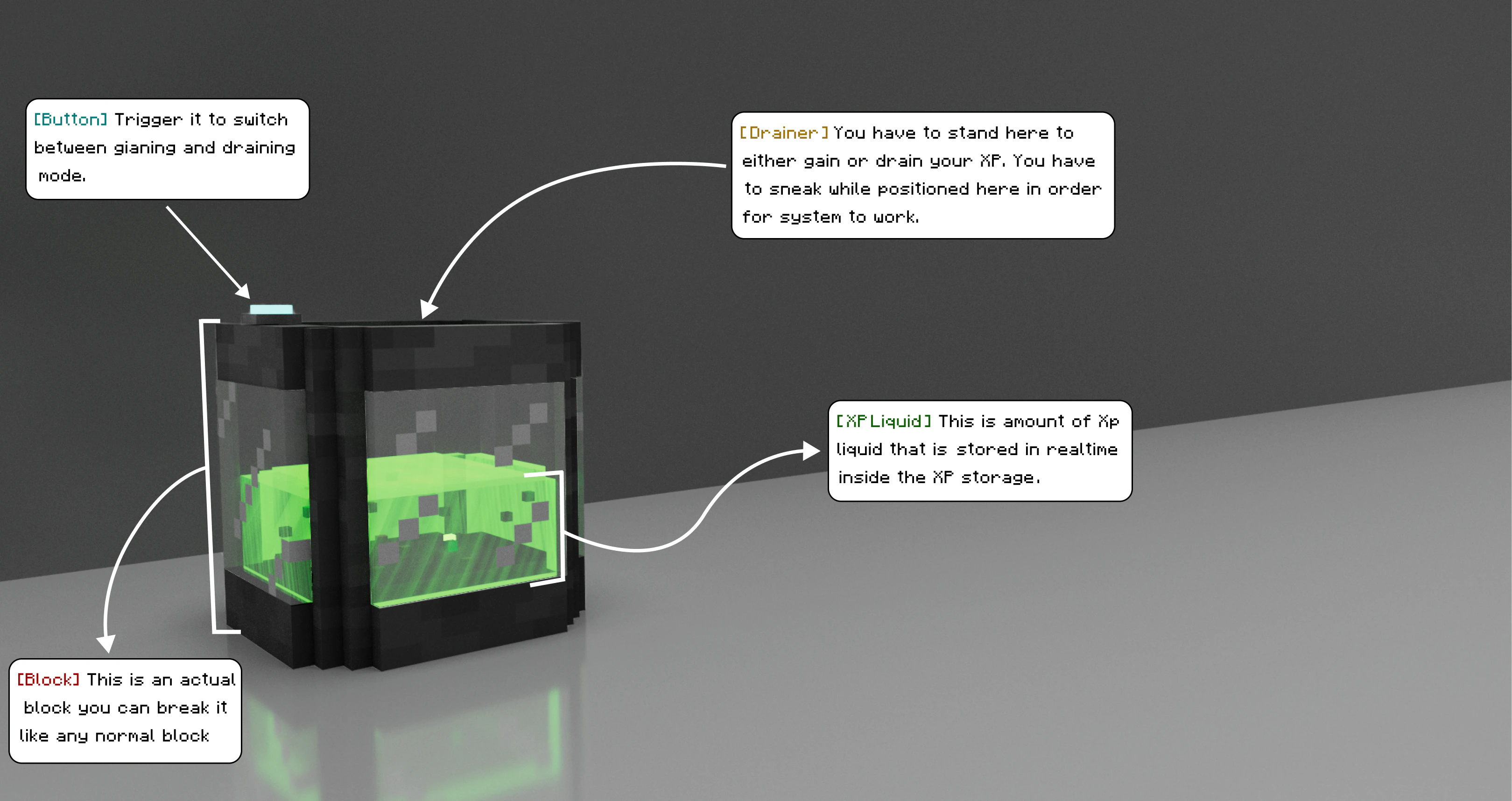 XP Storage Addon (1.19) – MCPE/Bedrock Mod — screenshot 2