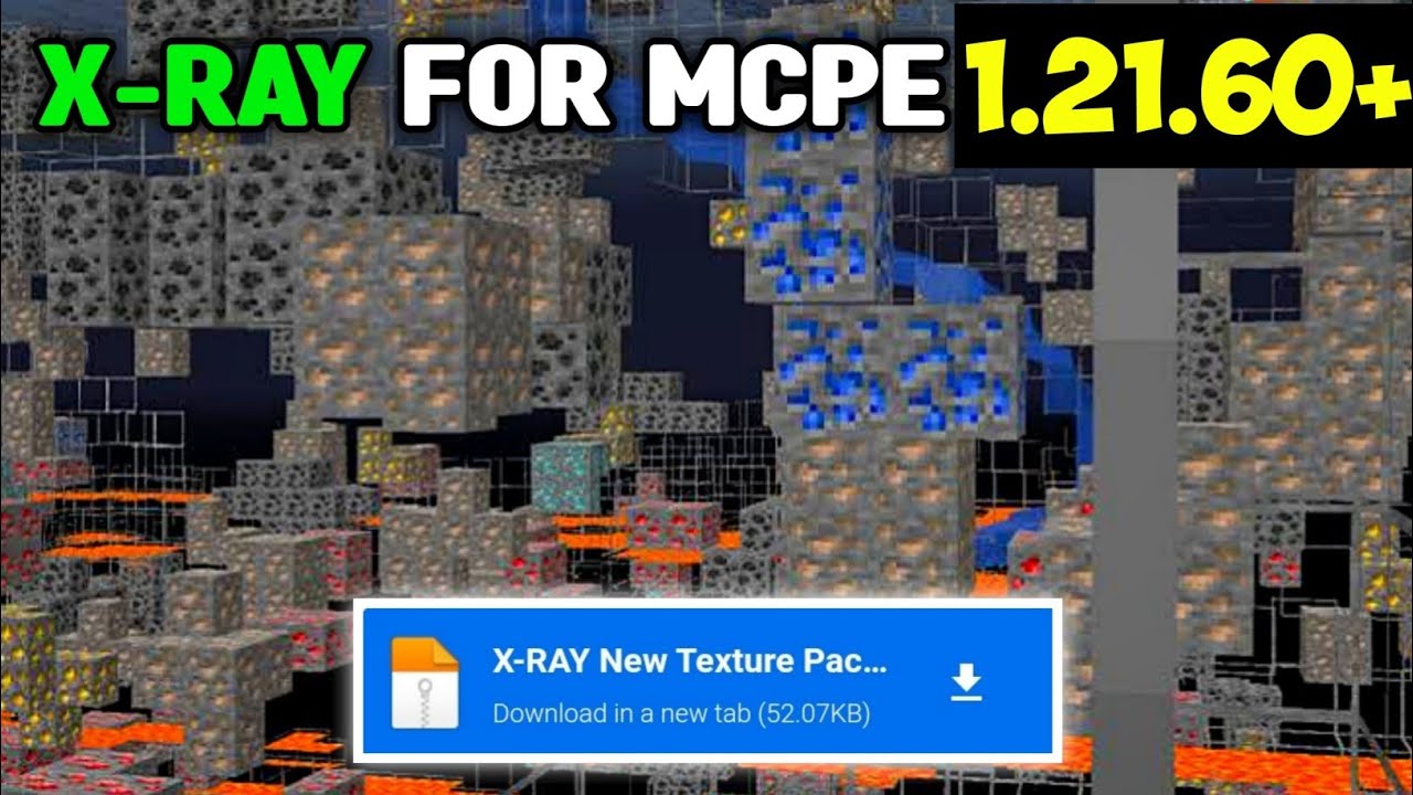 Better X-Ray Texture Pack (26.x, 1.21) – MCPE/Bedrock