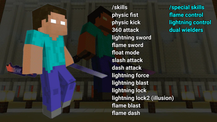 Herobrine vs Entity 303 Addon (1.20, 1.19) – MCPE/Bedrock Mod — screenshot 3