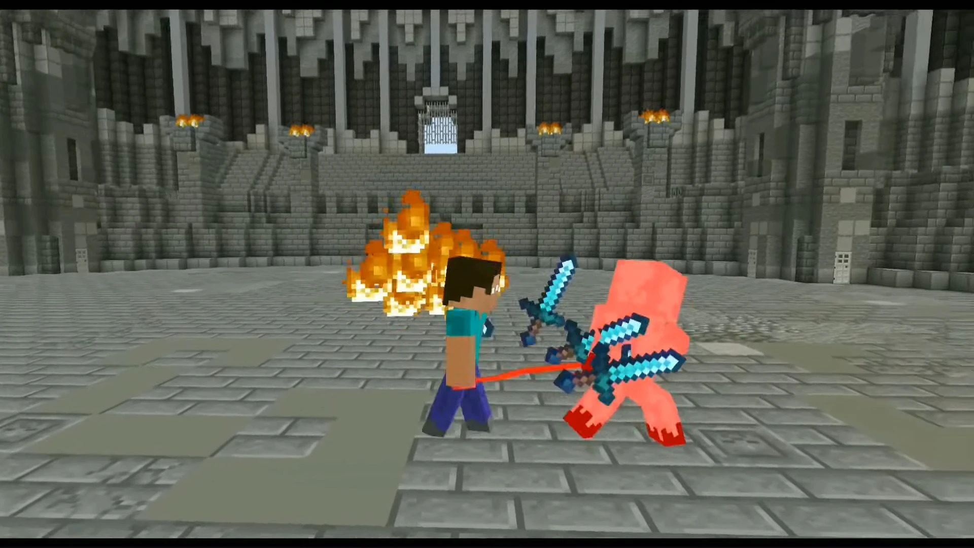 Herobrine vs Entity 303 Addon (1.20, 1.19) – MCPE/Bedrock Mod — screenshot 7