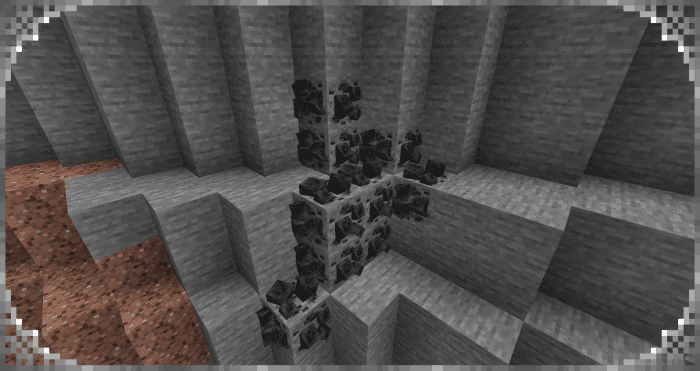Ore Clusters Addon (1.20) – MCPE/Bedrock Mod — screenshot 2