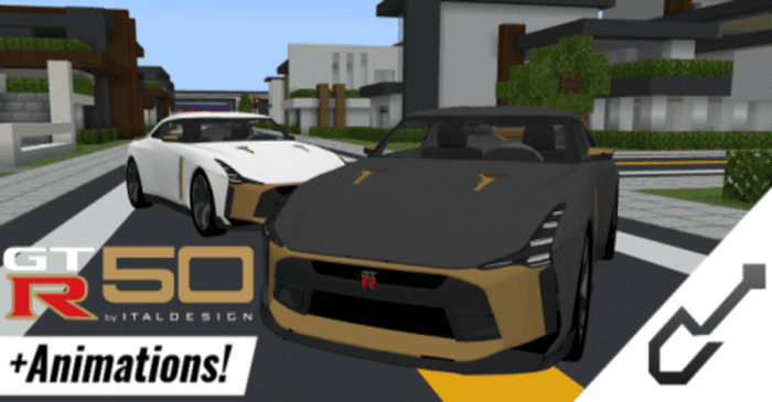 Italdesign Nissan GTR-50 Addon (1.19) – MCPE/Bedrock Mod