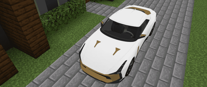 Italdesign Nissan GTR-50 Addon (1.19) – MCPE/Bedrock Mod — screenshot 2