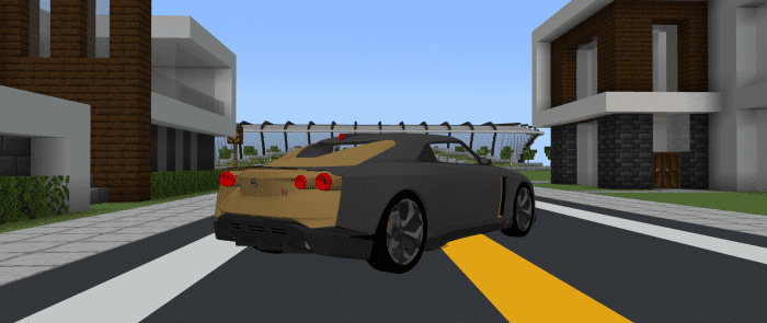 Italdesign Nissan GTR-50 Addon (1.19) – MCPE/Bedrock Mod — screenshot 4