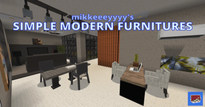 Simple Modern Furniture Addon (1.19) – MCPE/Bedrock Mod