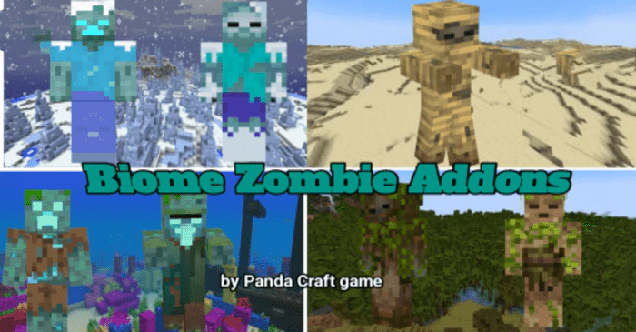 Biome Zombies Explorer Addon (1.19) – MCPE/Bedrock Mod