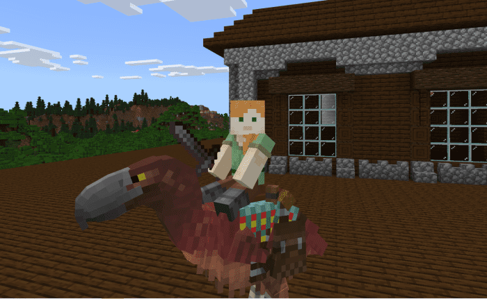 Aviancraft: Seriemas Addon (1.19) – MCPE/Bedrock Mod — screenshot 2