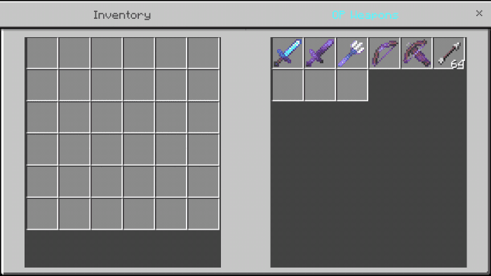 Minecraft But [Your Choice] Drop OP Items Addon (1.19) – MCPE/Bedrock — screenshot 2