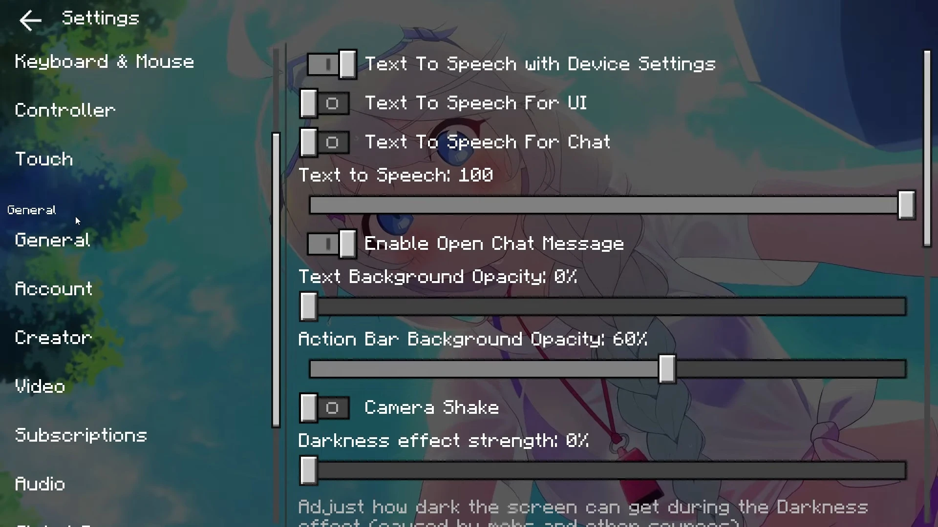 Anime Girl UI Pack (26.x, 1.21) – MCPE/Bedrock — screenshot 2