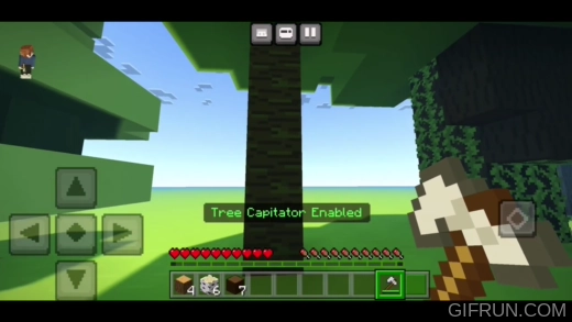 Tree Capitator with Vein Miner Addon (1.26+) – MCPE/Bedrock Mod — screenshot 2