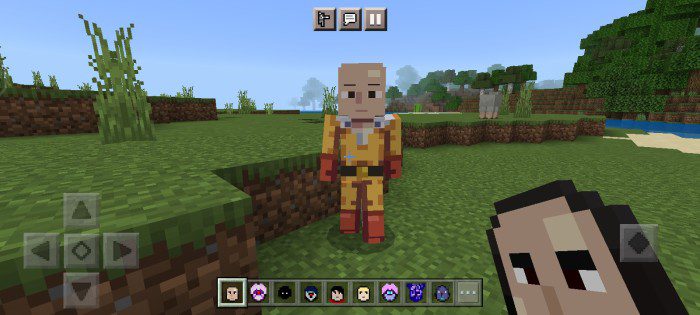 One Punch Man Addon (1.20, 1.19) – MCPE/Bedrock Mod — screenshot 1