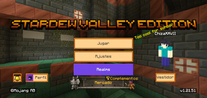 Stardew Valley GUI Texture Pack (26.x, 1.21) – MCPE/Bedrock — screenshot 1