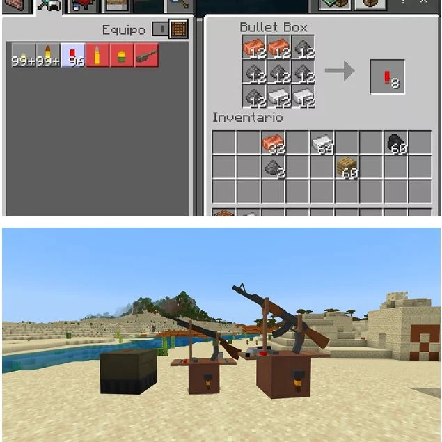 Arath's Guns Addon (1.19, 1.18) – MCPE/Bedrock Mod — screenshot 4