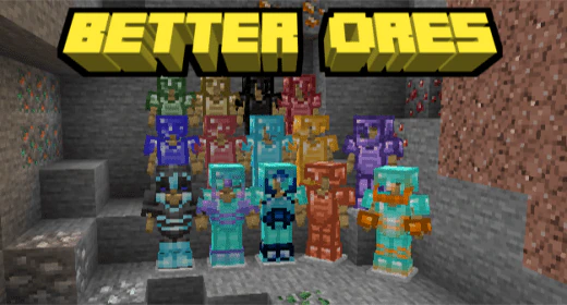 Better Ores Addon (1.20, 1.19) – MCPE/Bedrock Mod