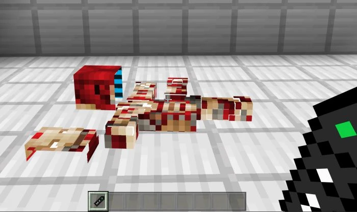 Iron Man Addon (1.20, 1.19) – MCPE/Bedrock Mod — screenshot 3