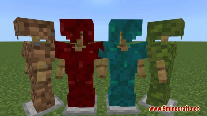 Block Armor Addon (1.20, 1.19) – MCPE/Bedrock Mod — screenshot 1