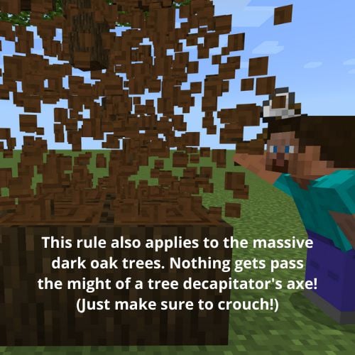 Instant Tree Chop Addon (1.26+) – MCPE/Bedrock Tree Decapitator Mod — screenshot 5