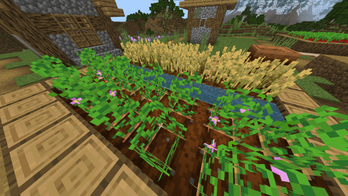 Variated Crops Texture Pack (1.20, 1.19) – MCPE/Bedrock — screenshot 1