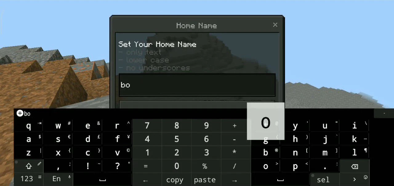 SHome Addon (1.20) – MCPE/Bedrock Script — screenshot 2