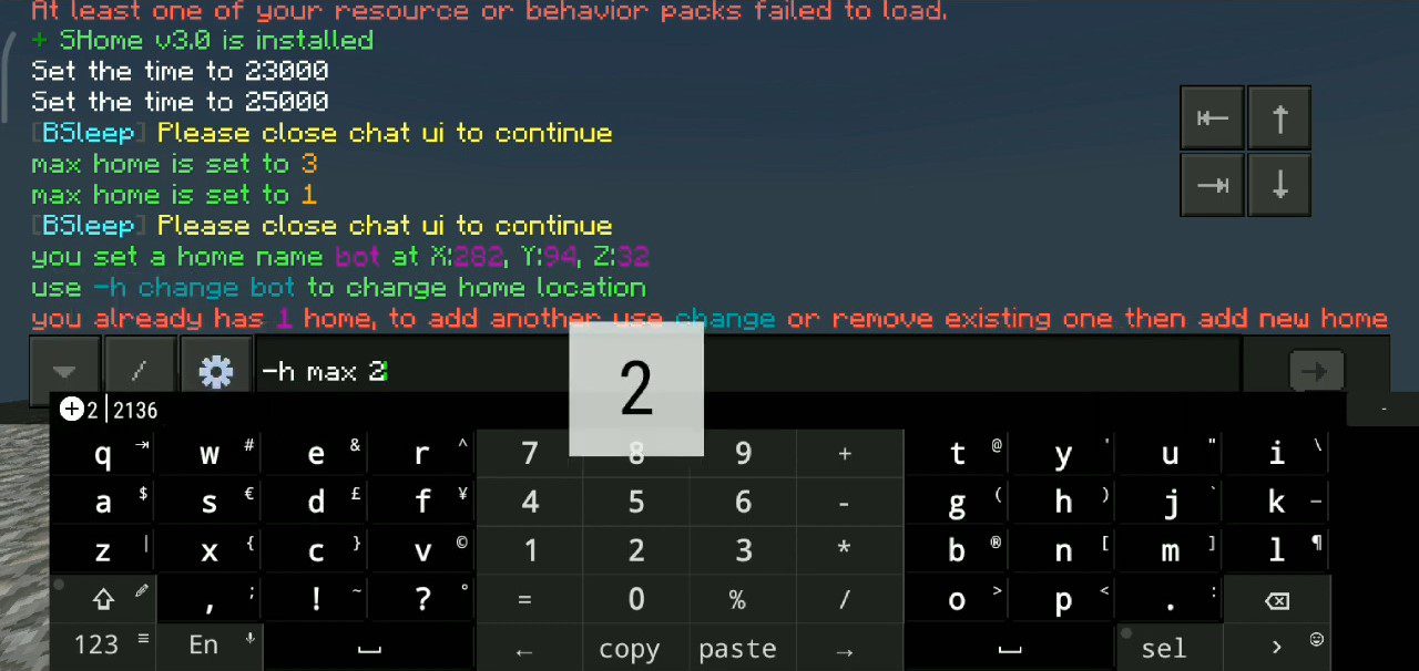 SHome Addon (1.20) – MCPE/Bedrock Script — screenshot 4